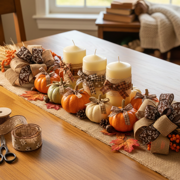 2025 Fall Table Centerpiece DIY: Elevate Gatherings with LaRibbons Harvest Sets