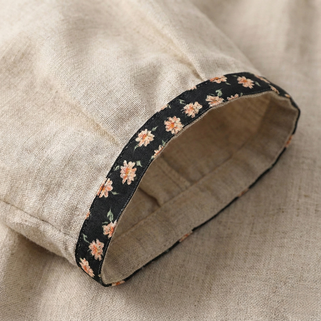 Black & Peach Blossom Ribbon 1" x 10yd | Sophisticated Fall Gift Wrapping Trim | H9Neko