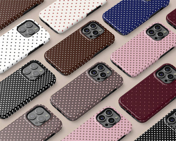 Polka Dot Cute Soft Girl Phone Case – Y2K Aesthetic Cover for iPhone 17/16/15/14/13/12 Pro Max| H9Neko