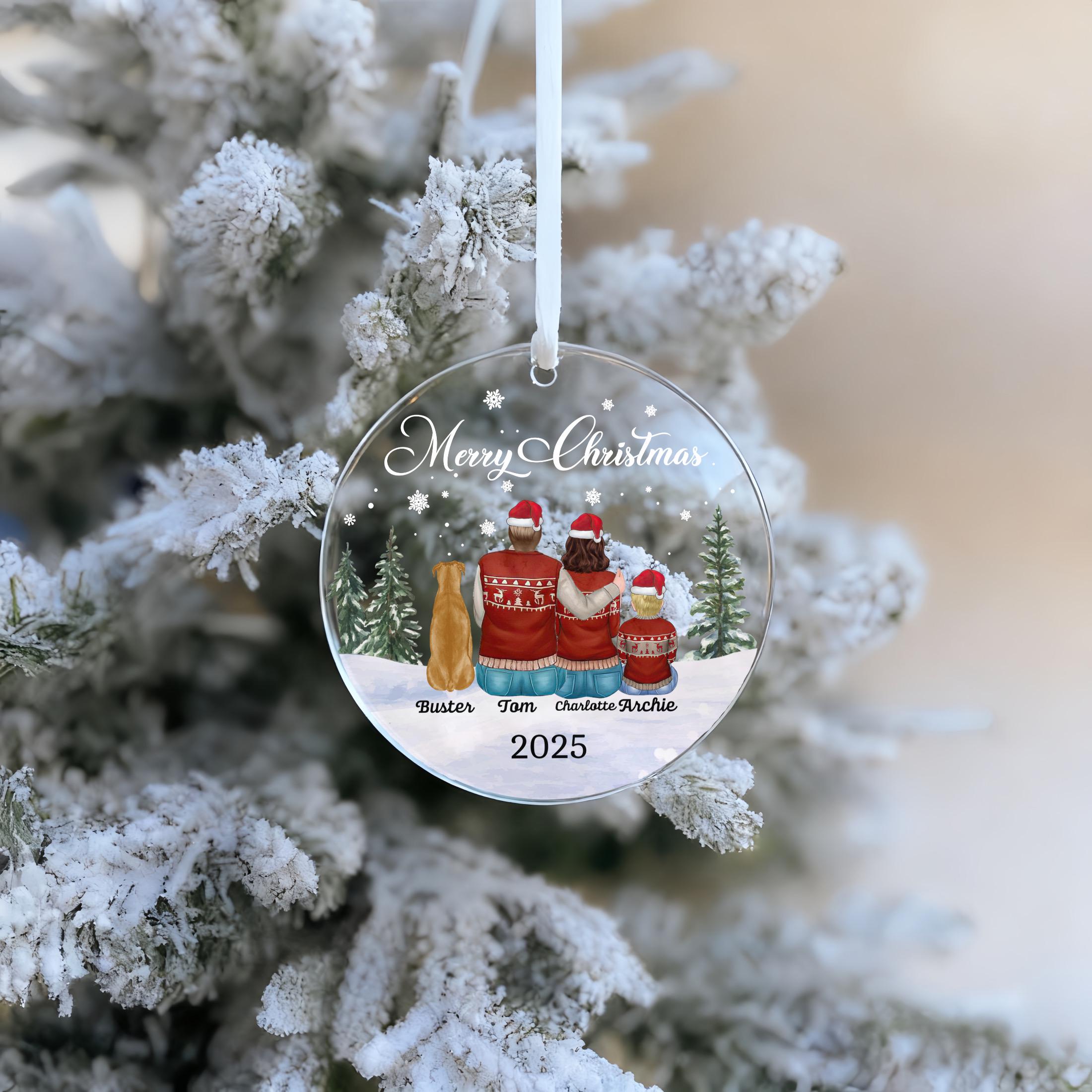 Personalized Family Ornament - A Meaningful Holiday Keepsake | H9neko