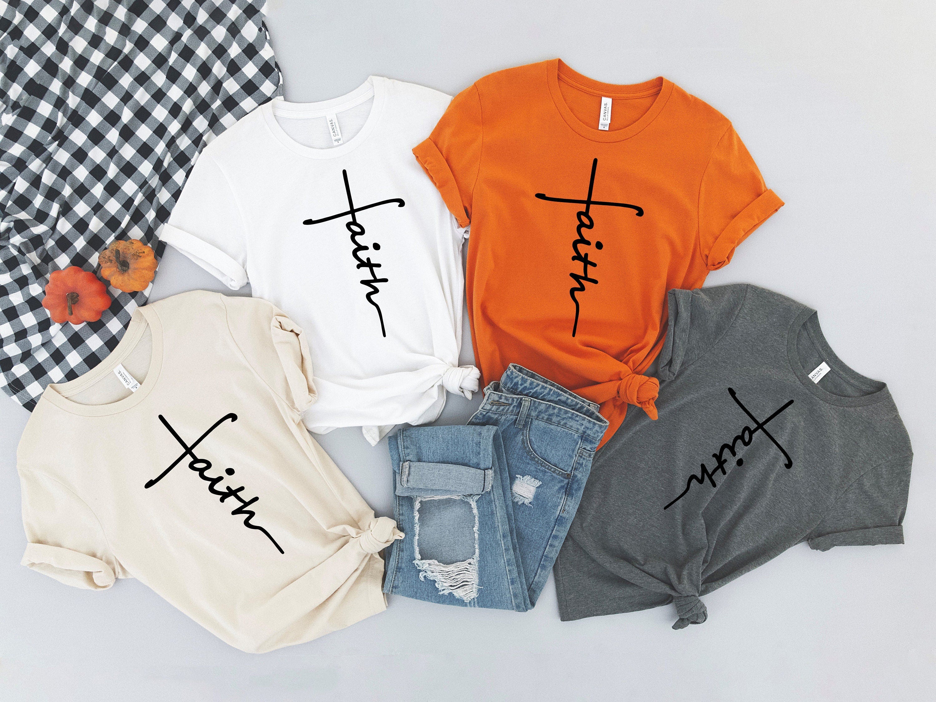 H9Neko Faith Cross Shirt – Christian T-Shirt with Vertical Cross, Inspiring Jesus & Grace Gift