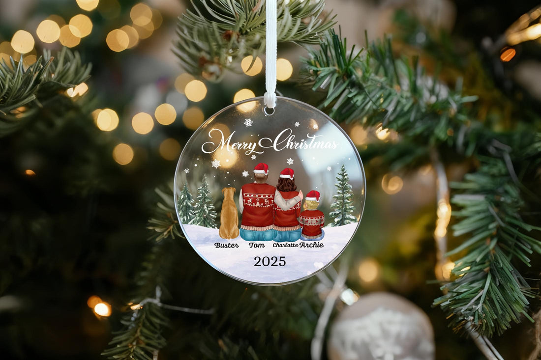 Personalized Family Ornament - A Meaningful Holiday Keepsake | H9neko