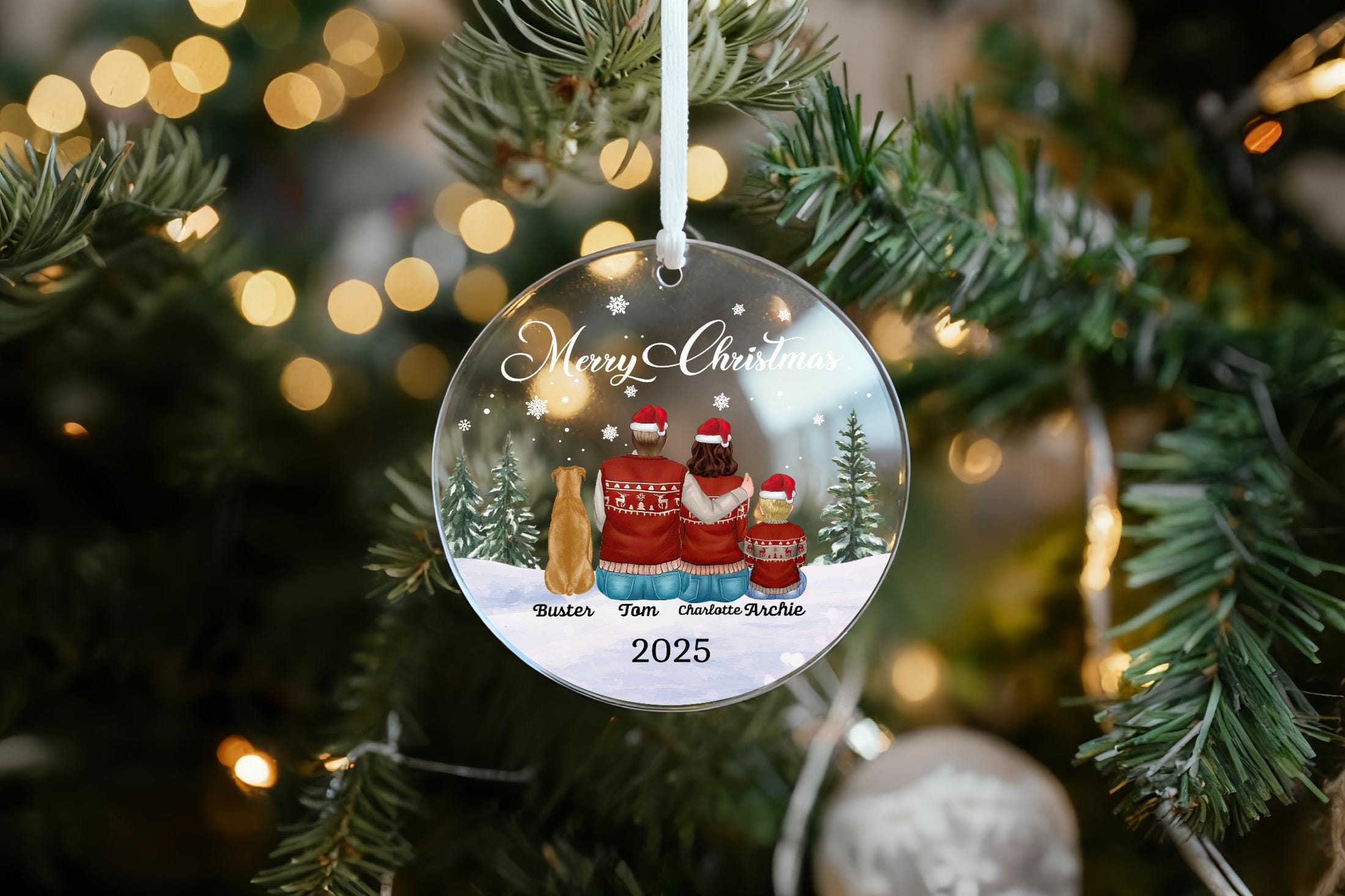Personalized Family Ornament - A Meaningful Holiday Keepsake | H9neko