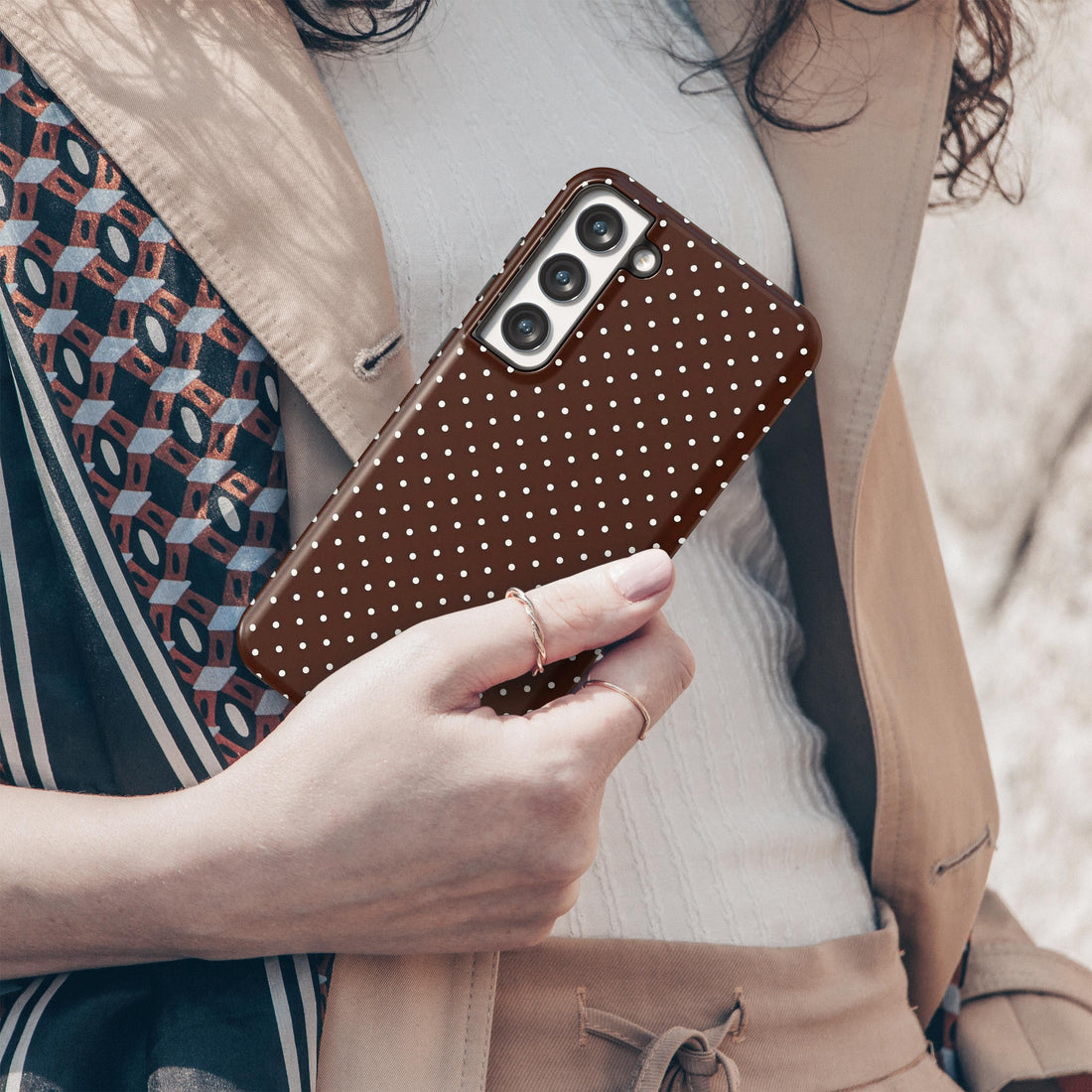 Polka Dot Cute Soft Girl Phone Case – Y2K Aesthetic Cover for iPhone 17/16/15/14/13/12 Pro Max| H9Neko