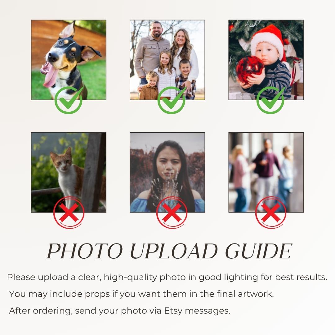 Personalized Newborn Keepsake Ornament – Birth Stats & Baby Photo