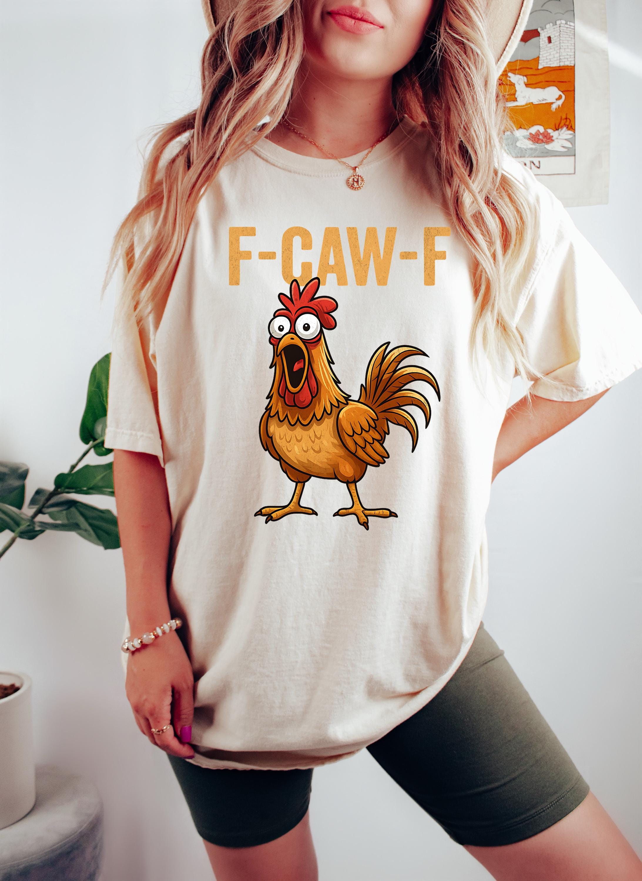 H9Neko F-Caw-F Raven Shirt – Funny Sassy Crow Graphic Tee, Gothic Bird Art T-Shirt, Moonlit Raven Gift for Bird Lover
