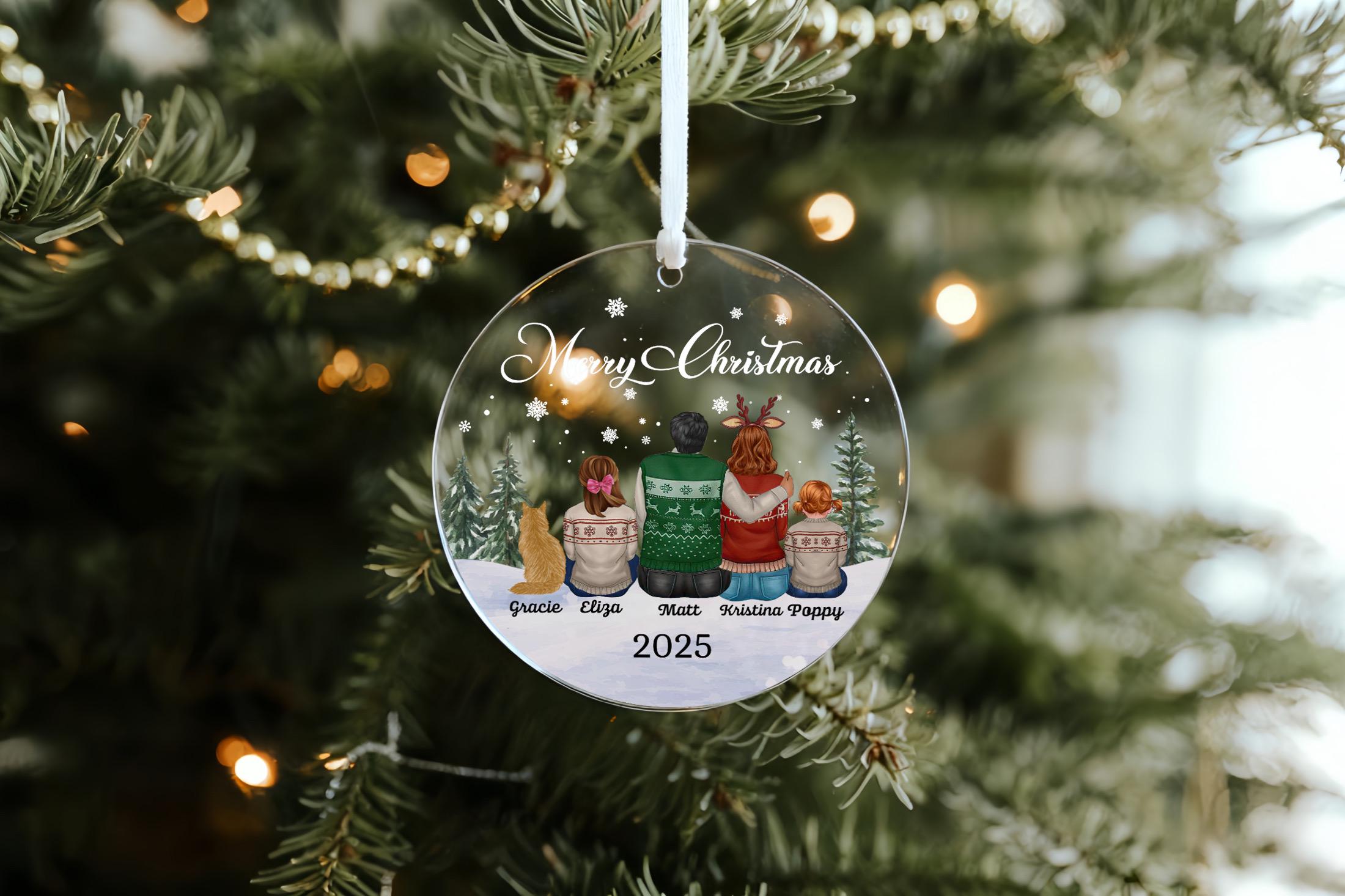 Personalized Family Ornament - A Meaningful Holiday Keepsake | H9neko