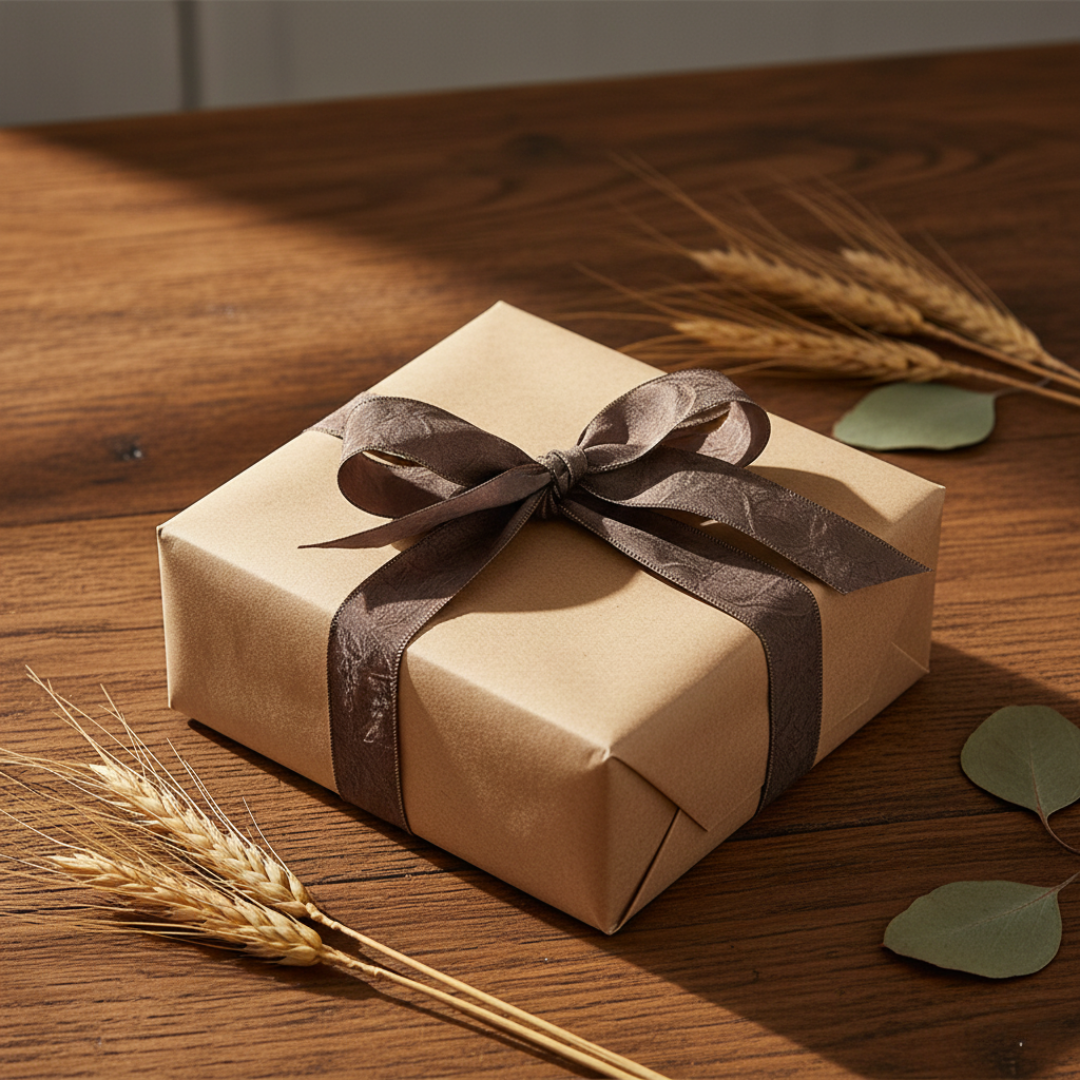 Shimmering Mocha Wrinkled Ribbon 1" x 10yd | Elegant Antique Style for DIY Crafts | H9Neko