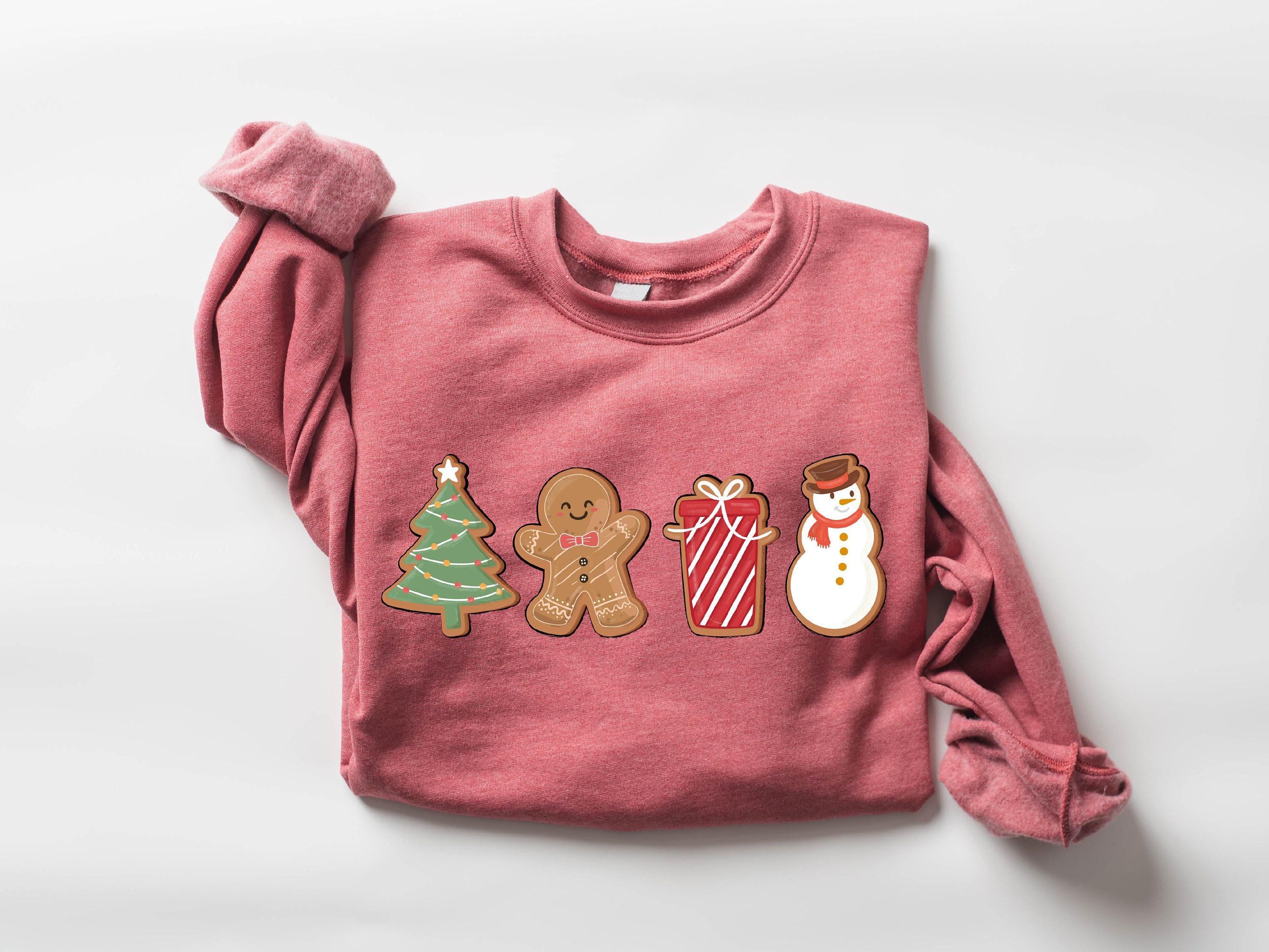 Cute Gingerbread Cookies Sweatshirt – Merry Christmas Womens Holiday Sweater | H9Neko