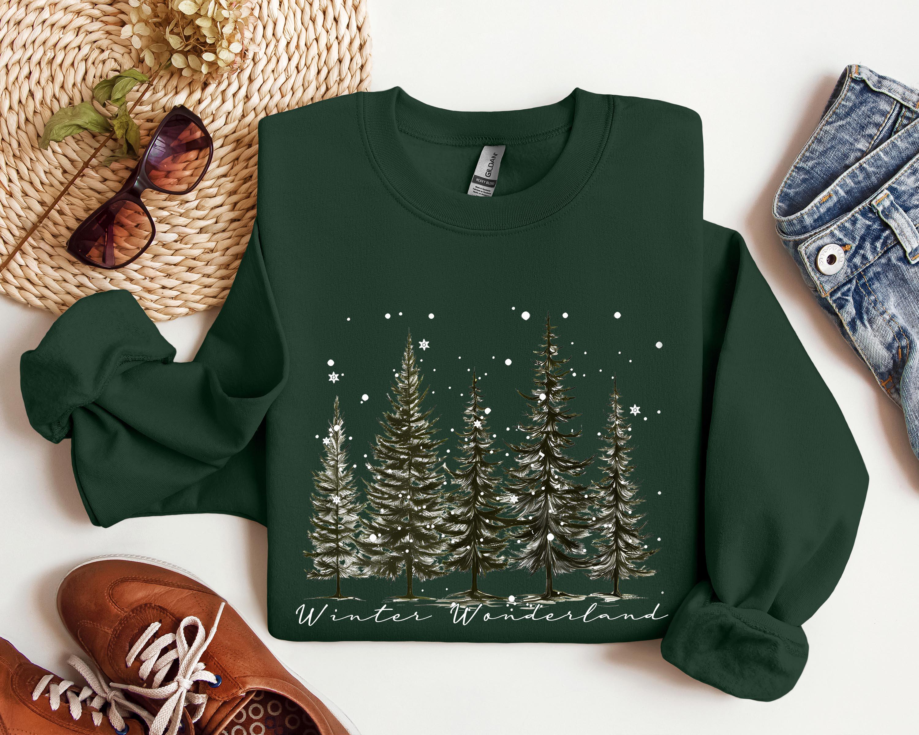 H9NEKO Winter Wonderland Hoodie - Christmas Pullover For Women Gift