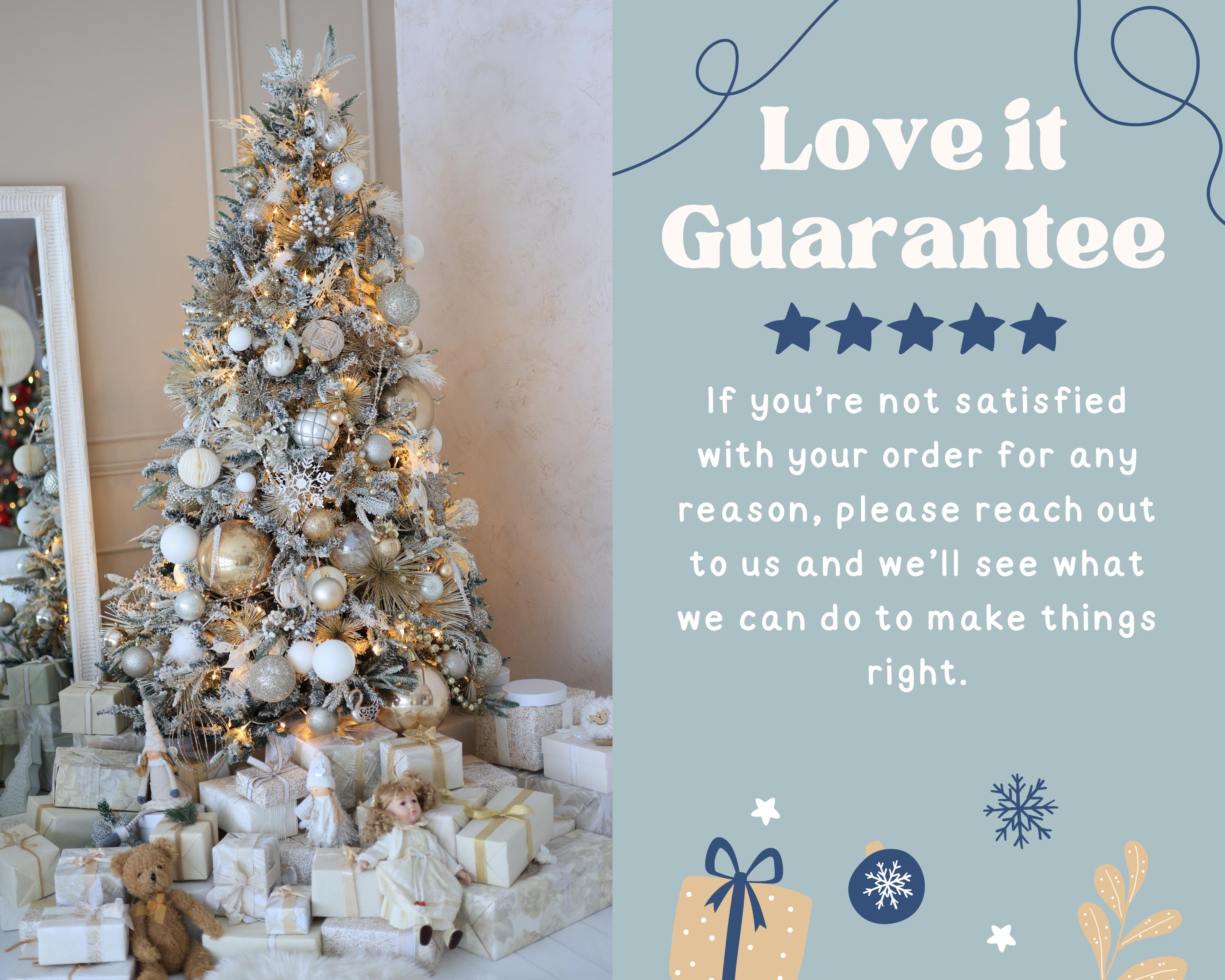 My First Christmas Kids Ornament - Personalized Woodland Name Tag