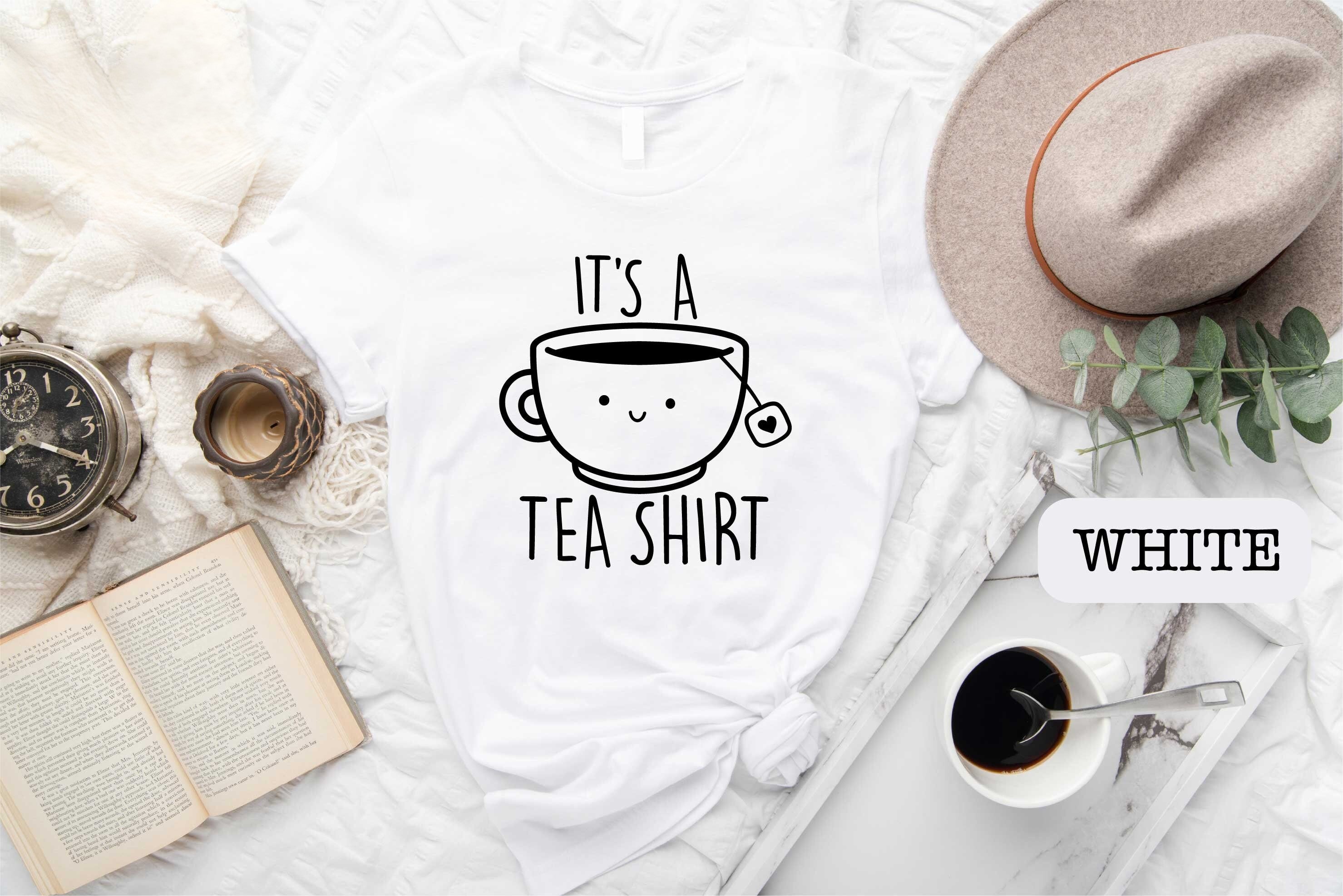H9Neko “It’s a Tea Shirt” – Funny Cute T-Shirt for Women, Humor Gift for Her