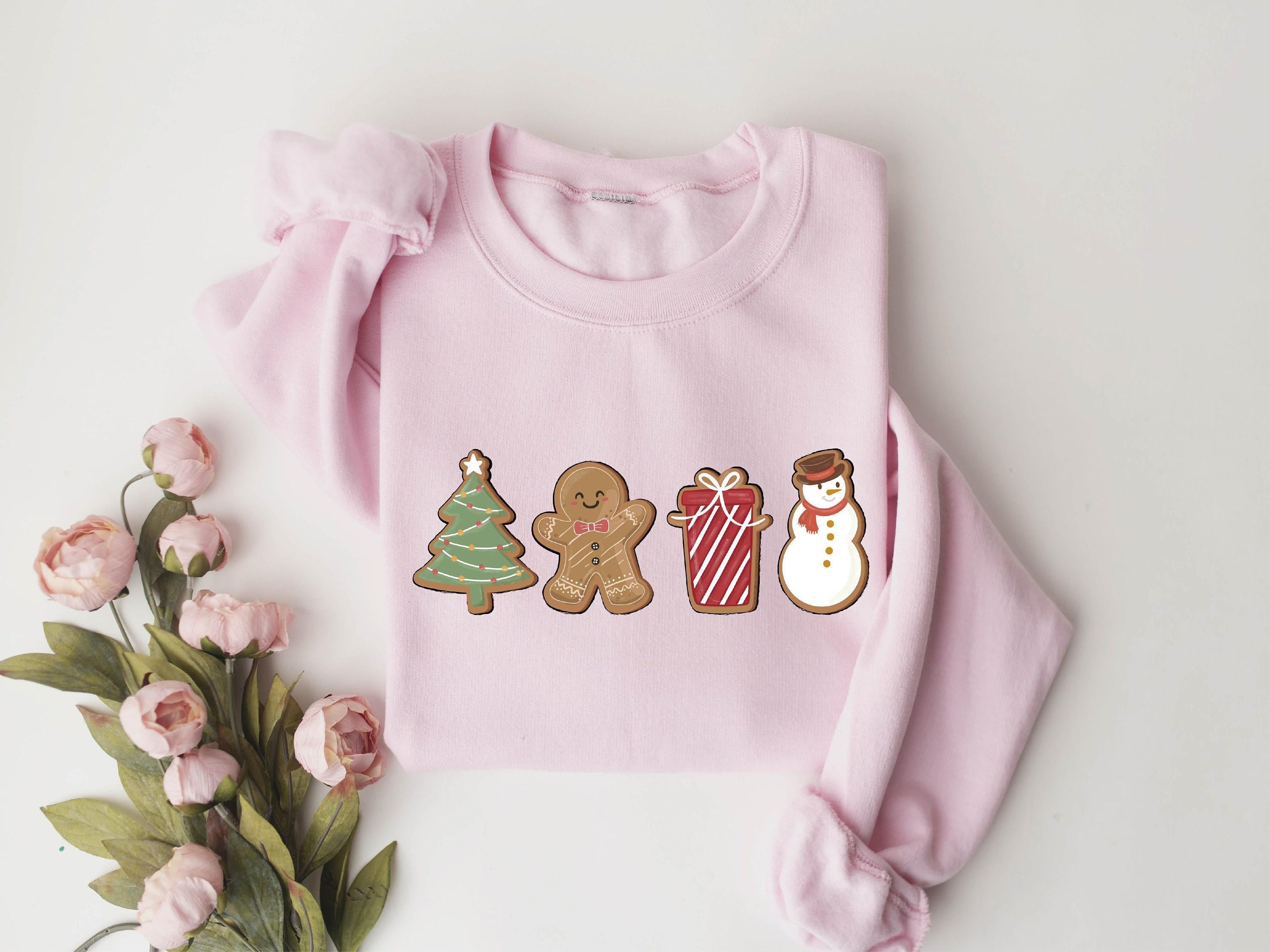 Cute Gingerbread Cookies Sweatshirt – Merry Christmas Womens Holiday Sweater | H9Neko