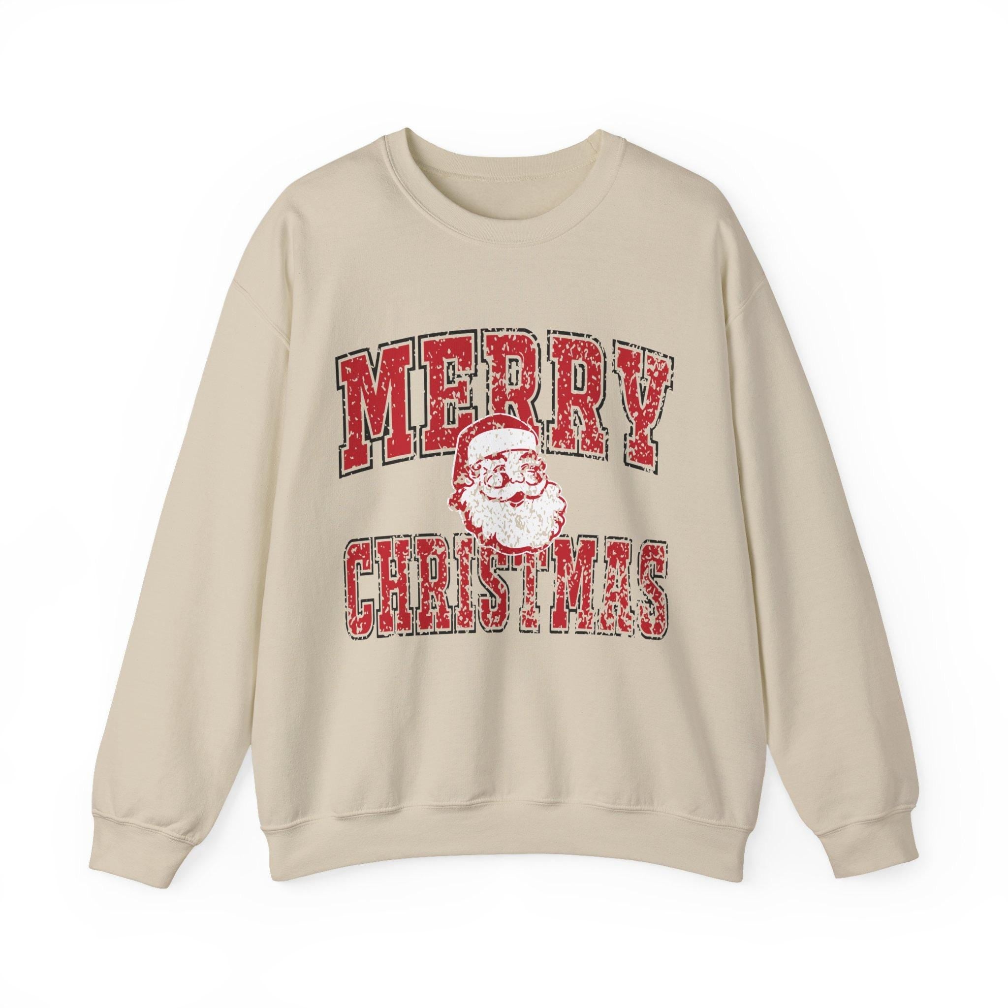 H9NEKO Merry Christmas Santa Sweatshirt - Unisex Holiday Season Shirt