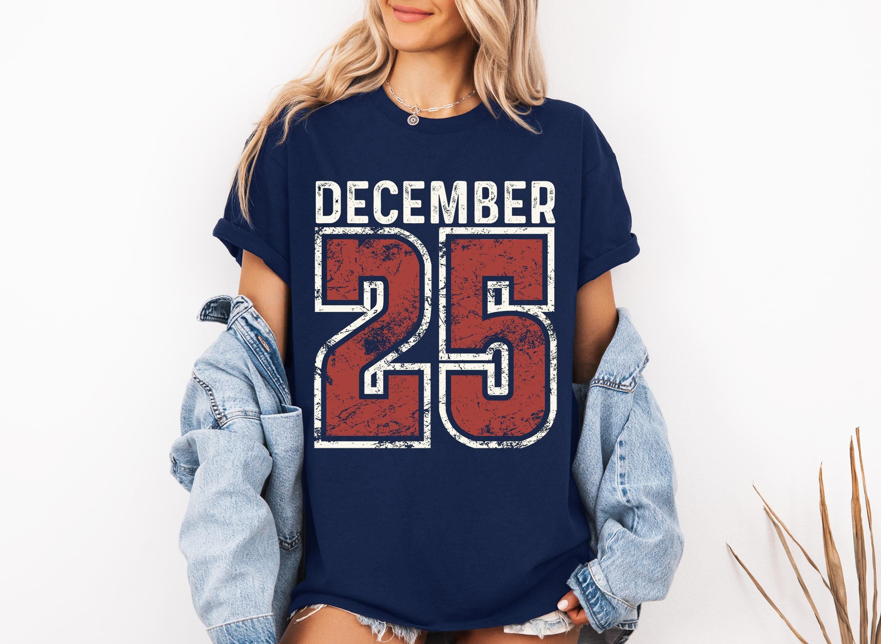 H9neko Retro Christmas T-Shirt - December 25 Holiday Tee Unisex