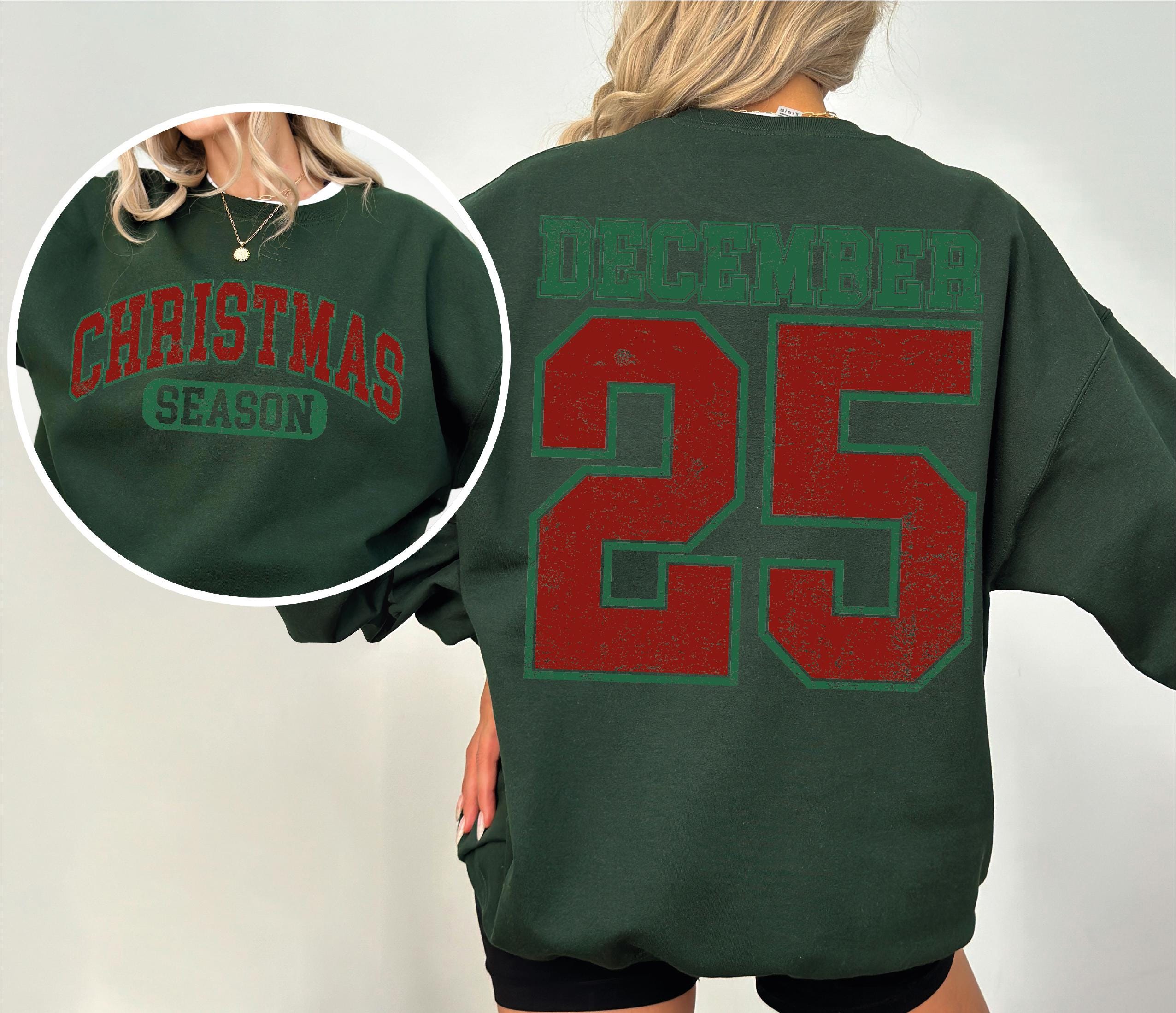 H9Neko Retro Christmas Hoodie – Family Matching December 25 Xmas Gift