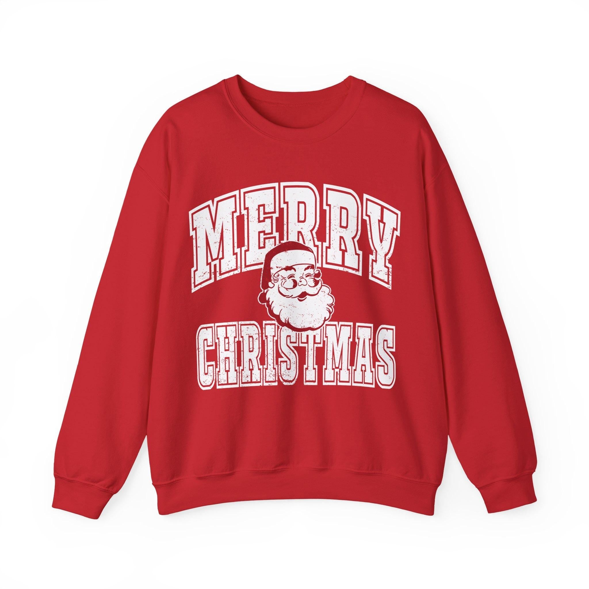 H9NEKO Merry Christmas Santa Sweatshirt - Unisex Holiday Season Shirt