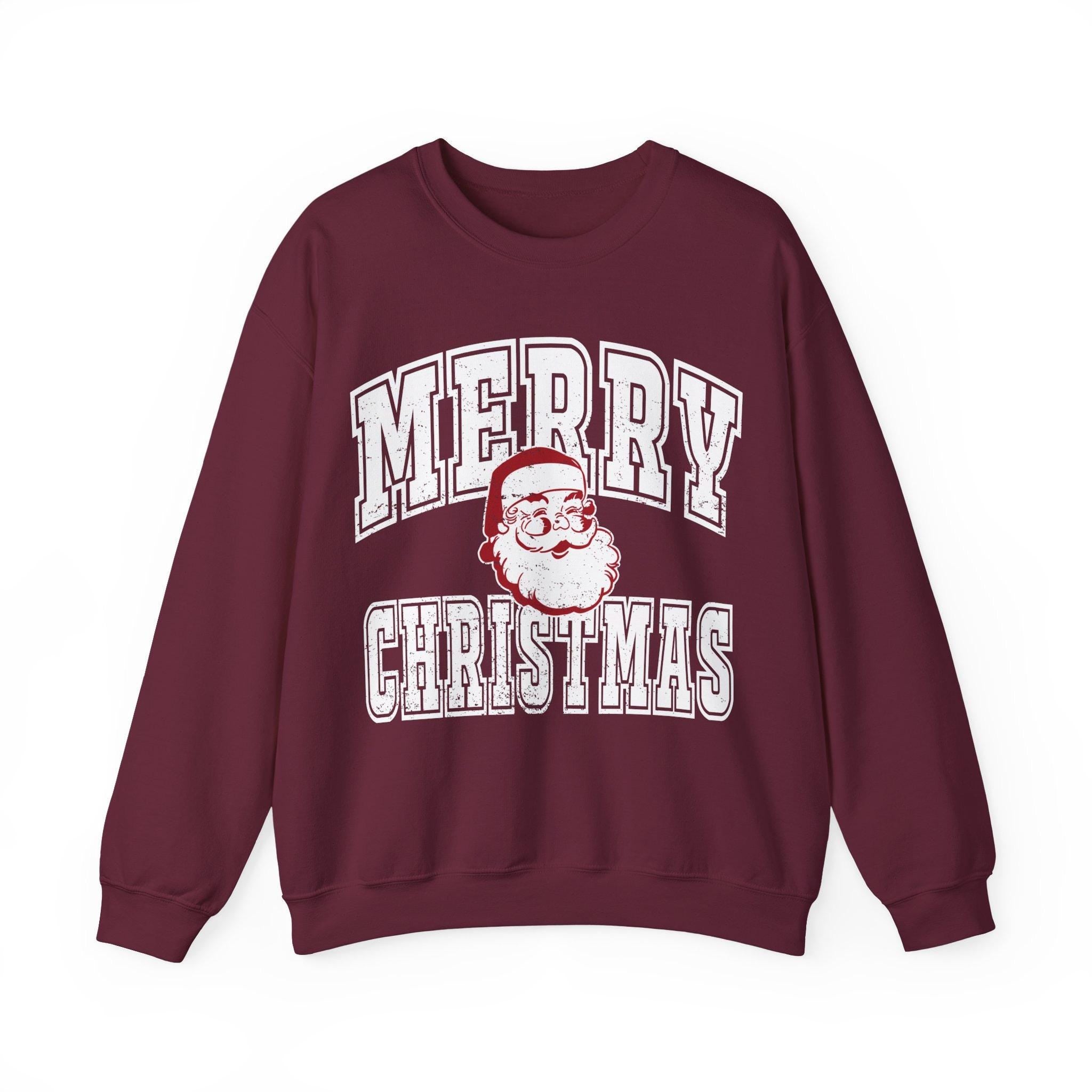 H9NEKO Merry Christmas Santa Sweatshirt - Unisex Holiday Season Shirt