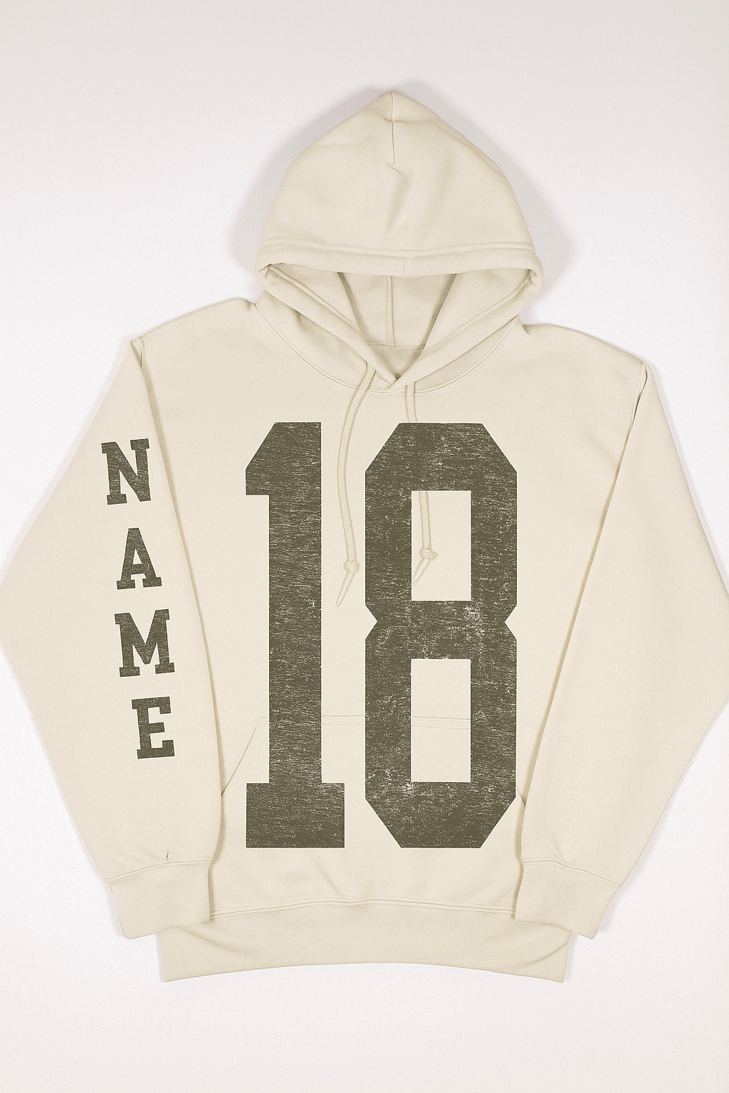 H9Neko Personalized Number & Name Sleeve Hoodie – Custom Game Day Team Hoodie, School Mascot Support Pullover for Fans