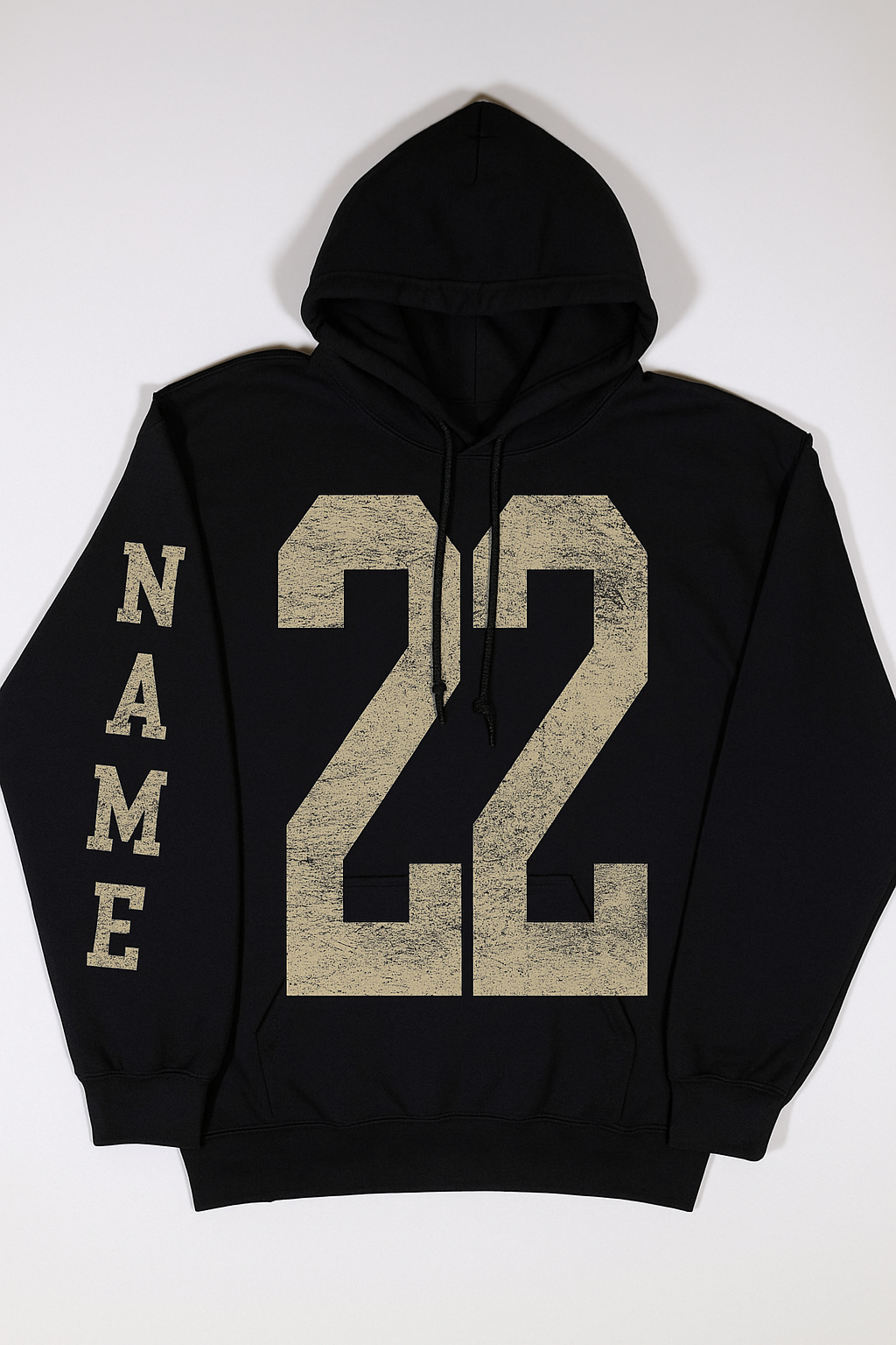 H9Neko Personalized Number & Name Sleeve Hoodie – Custom Game Day Team Hoodie, School Mascot Support Pullover for Fans