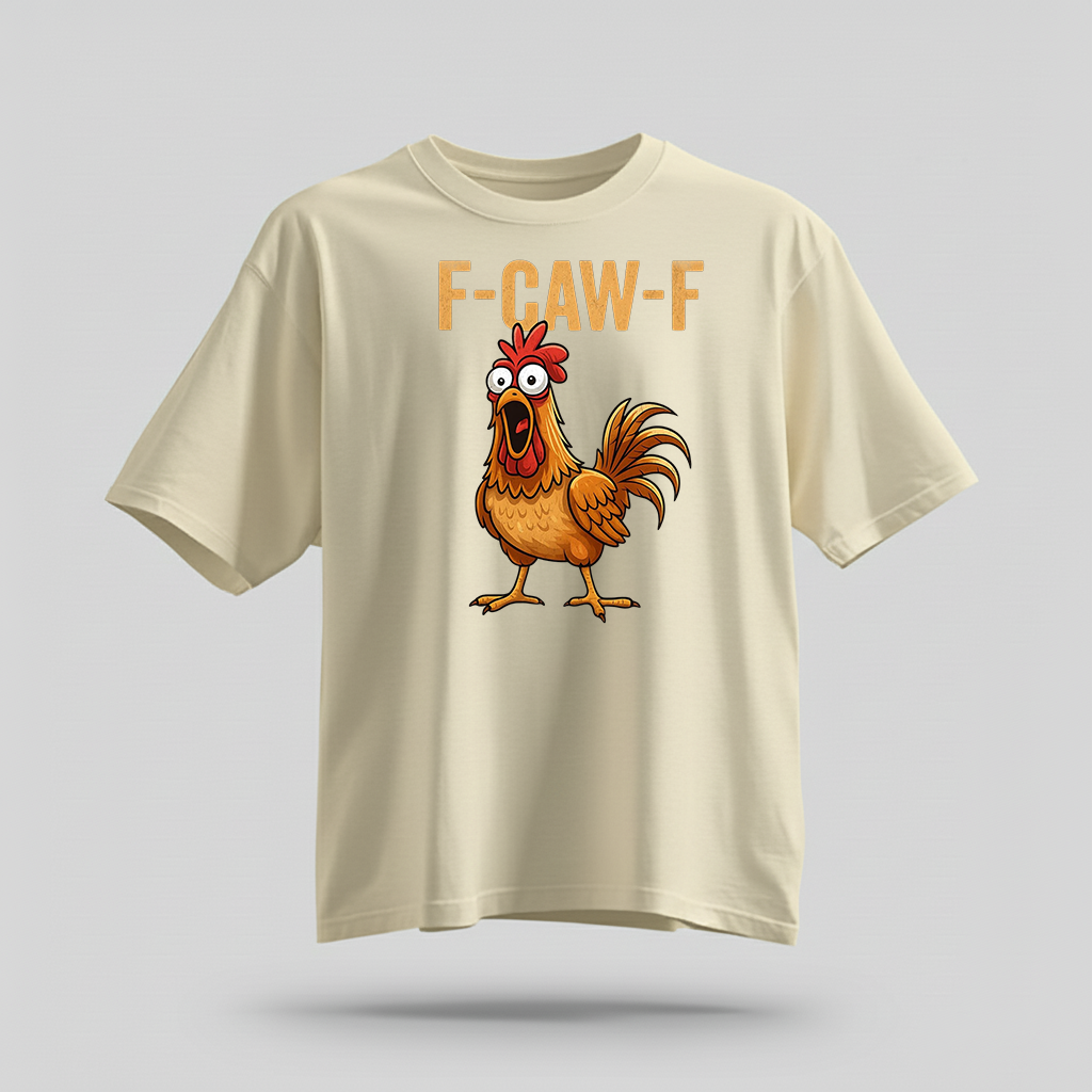 H9Neko F-Caw-F Raven Shirt – Funny Sassy Crow Graphic Tee, Gothic Bird Art T-Shirt, Moonlit Raven Gift for Bird Lover