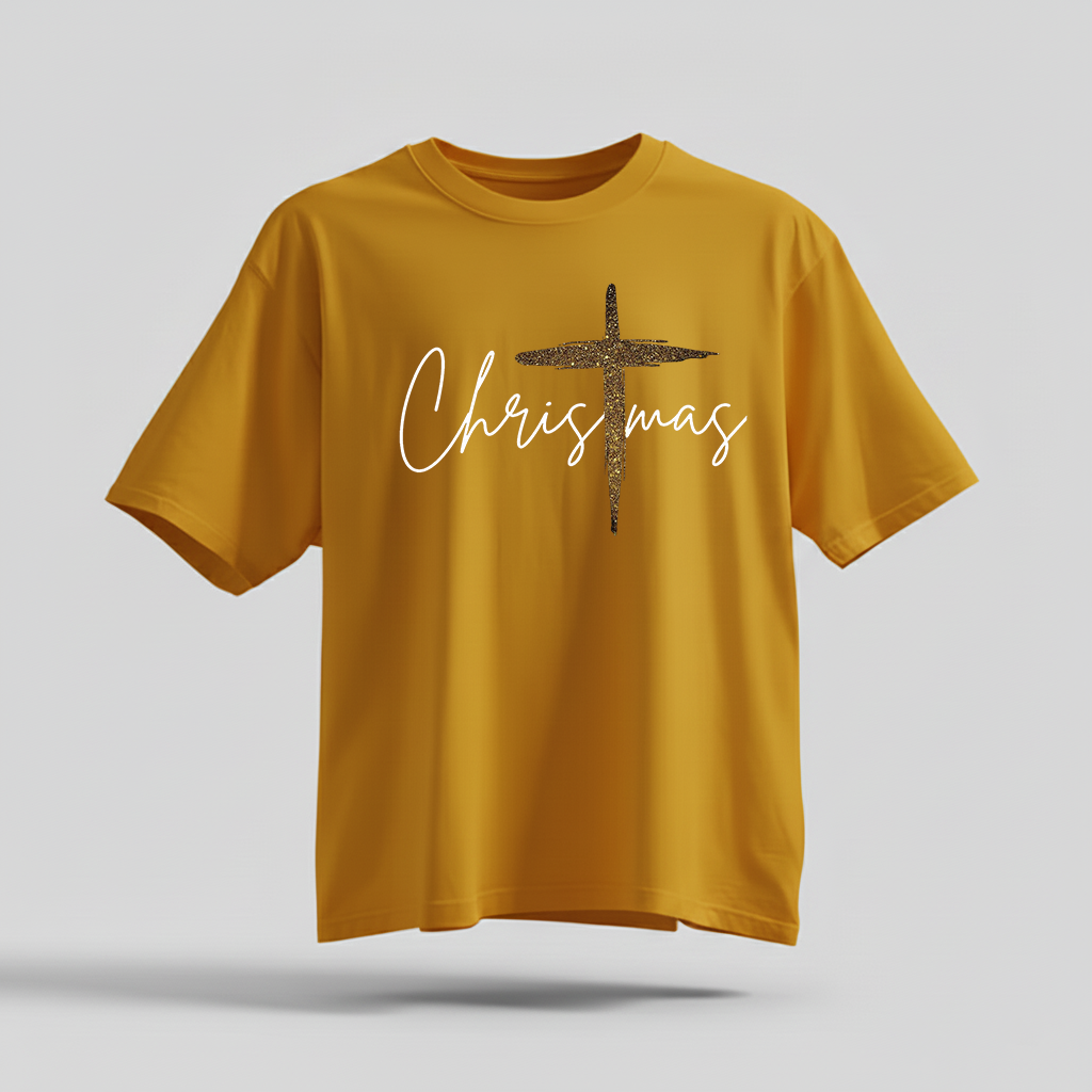 H9NEKO Christmas Cross Shirt - Family Matching Jesus T-Shirts Gift