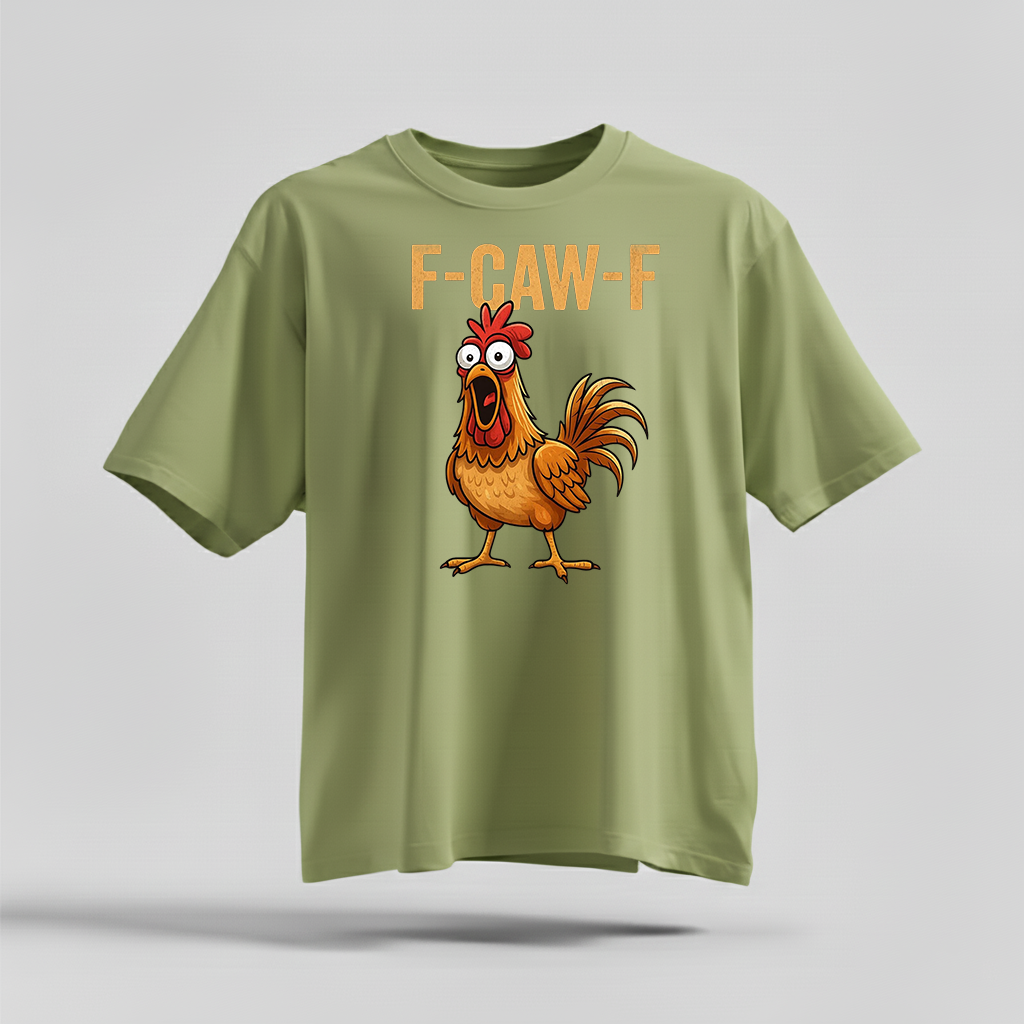 H9Neko F-Caw-F Raven Shirt – Funny Sassy Crow Graphic Tee, Gothic Bird Art T-Shirt, Moonlit Raven Gift for Bird Lover