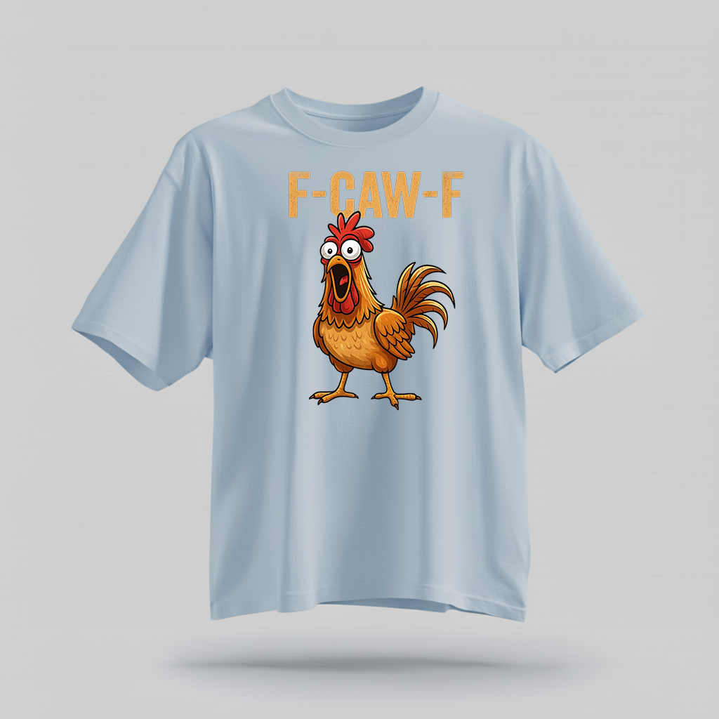 H9Neko F-Caw-F Raven Shirt – Funny Sassy Crow Graphic Tee, Gothic Bird Art T-Shirt, Moonlit Raven Gift for Bird Lover