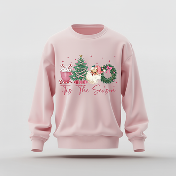 H9neko "Tis The Season" Christmas Sweatshirt - Cute Winter Hoodie