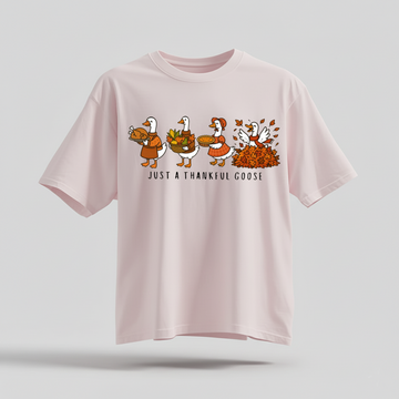 H9Neko Comfort Colors Thankful Goose Thanksgiving T-Shirt – Silly Goose Tee, Family Fall Shirt, Autumn Vibes Graphic Tee