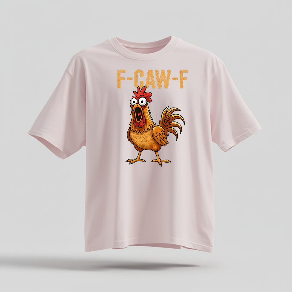 H9Neko F-Caw-F Raven Shirt – Funny Sassy Crow Graphic Tee, Gothic Bird Art T-Shirt, Moonlit Raven Gift for Bird Lover