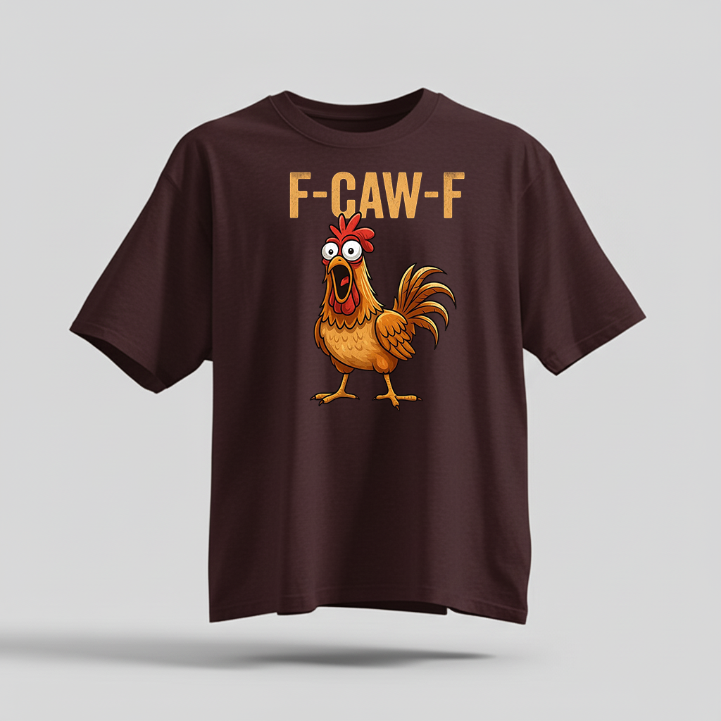 H9Neko F-Caw-F Raven Shirt – Funny Sassy Crow Graphic Tee, Gothic Bird Art T-Shirt, Moonlit Raven Gift for Bird Lover