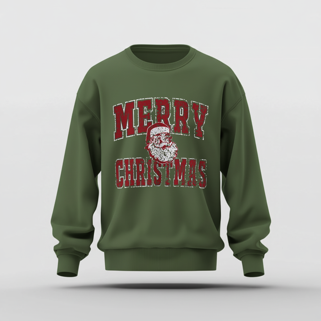 H9NEKO Merry Christmas Santa Hoodie - Unisex Holiday Pullover
