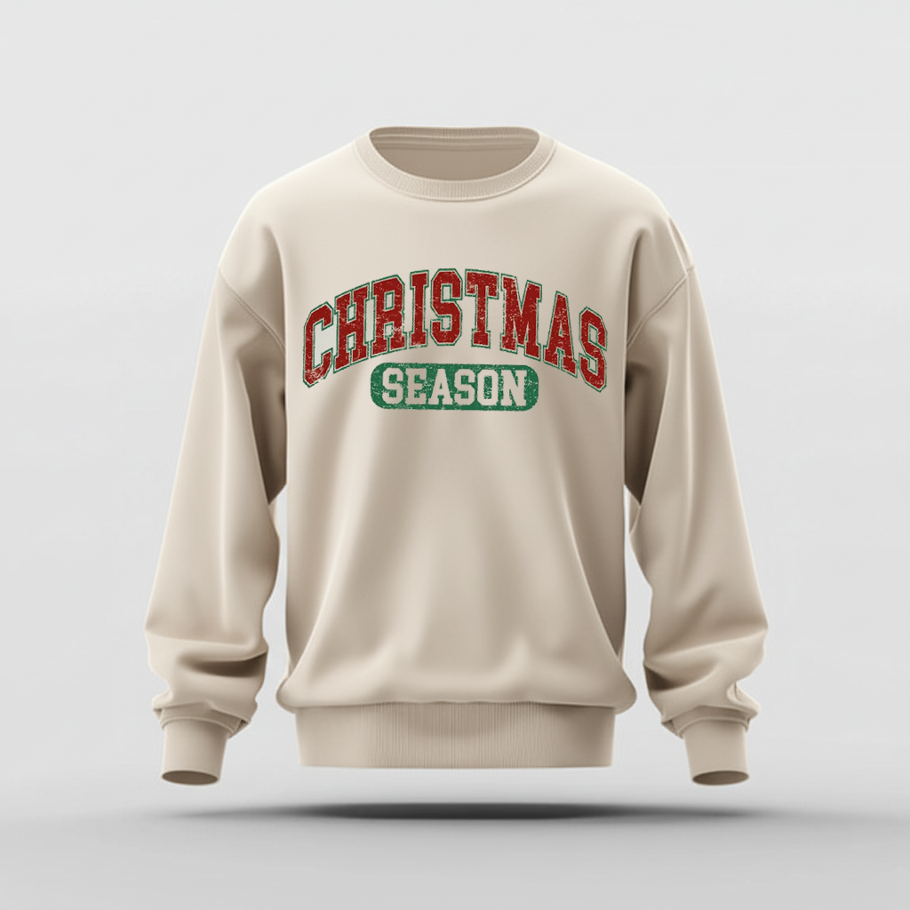 H9Neko Christmas Sweatshirt – Retro December 25 Family Matching Holiday Gift