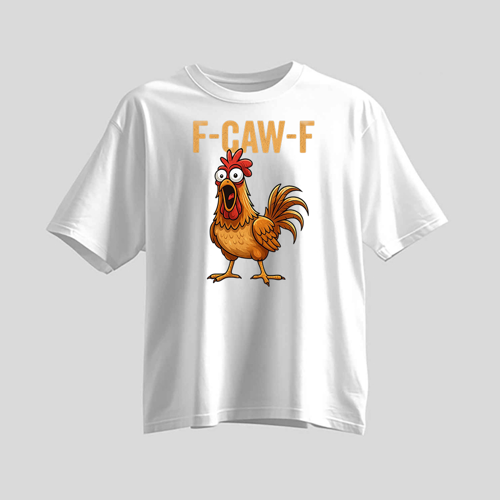 H9Neko F-Caw-F Raven Shirt – Funny Sassy Crow Graphic Tee, Gothic Bird Art T-Shirt, Moonlit Raven Gift for Bird Lover