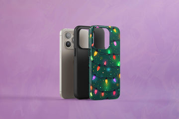 Green Christmas Lights Holiday Phone Case – Festive iPhone 17/16/15 Pro Max Cover