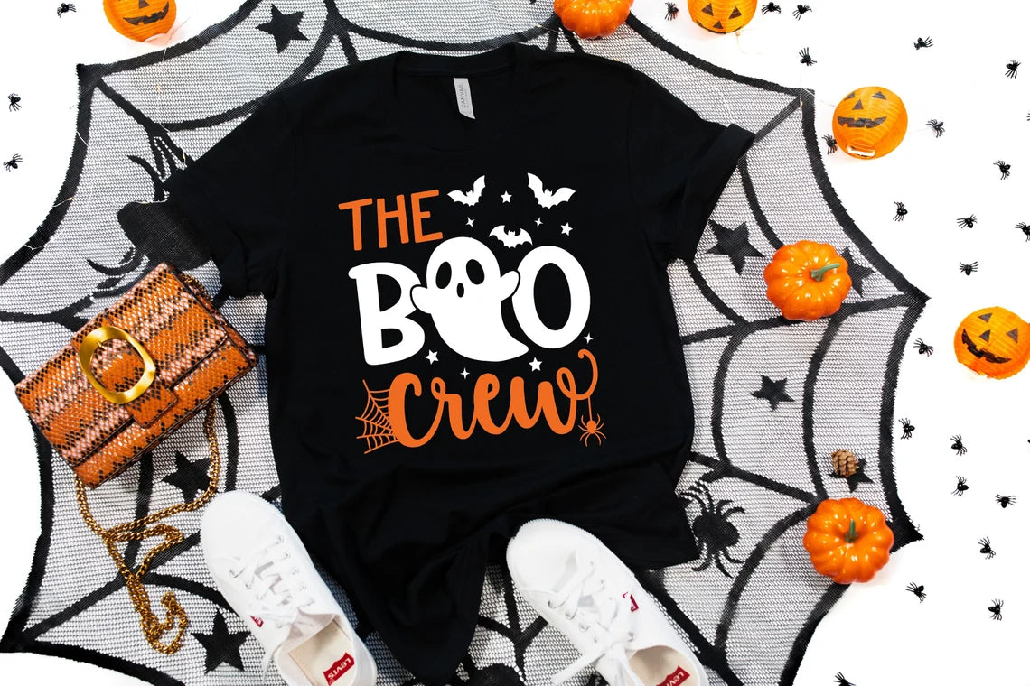 The Boo Crew Shirts, Custom Halloween Shirts, Kids Halloween Shirts, Halloween Party Shirts, Family Matching Shirts, Ghost Shirt